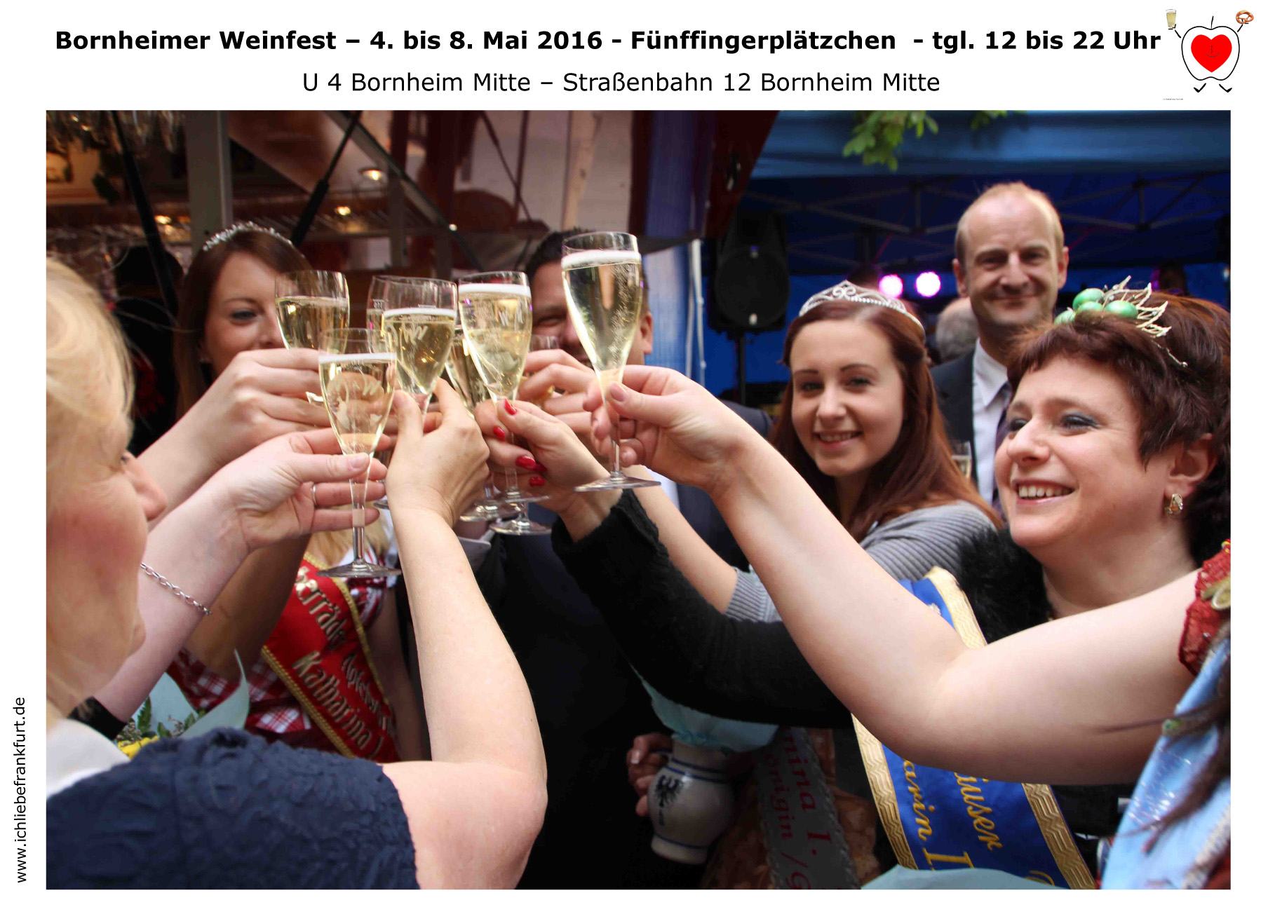 Bornheimer Weinfest am Fnffingerpltzchen - 4. bis 8. Mai, 12 bis 22 Uhr.< > Fotos: Bornheim / Feste & Feiern< >