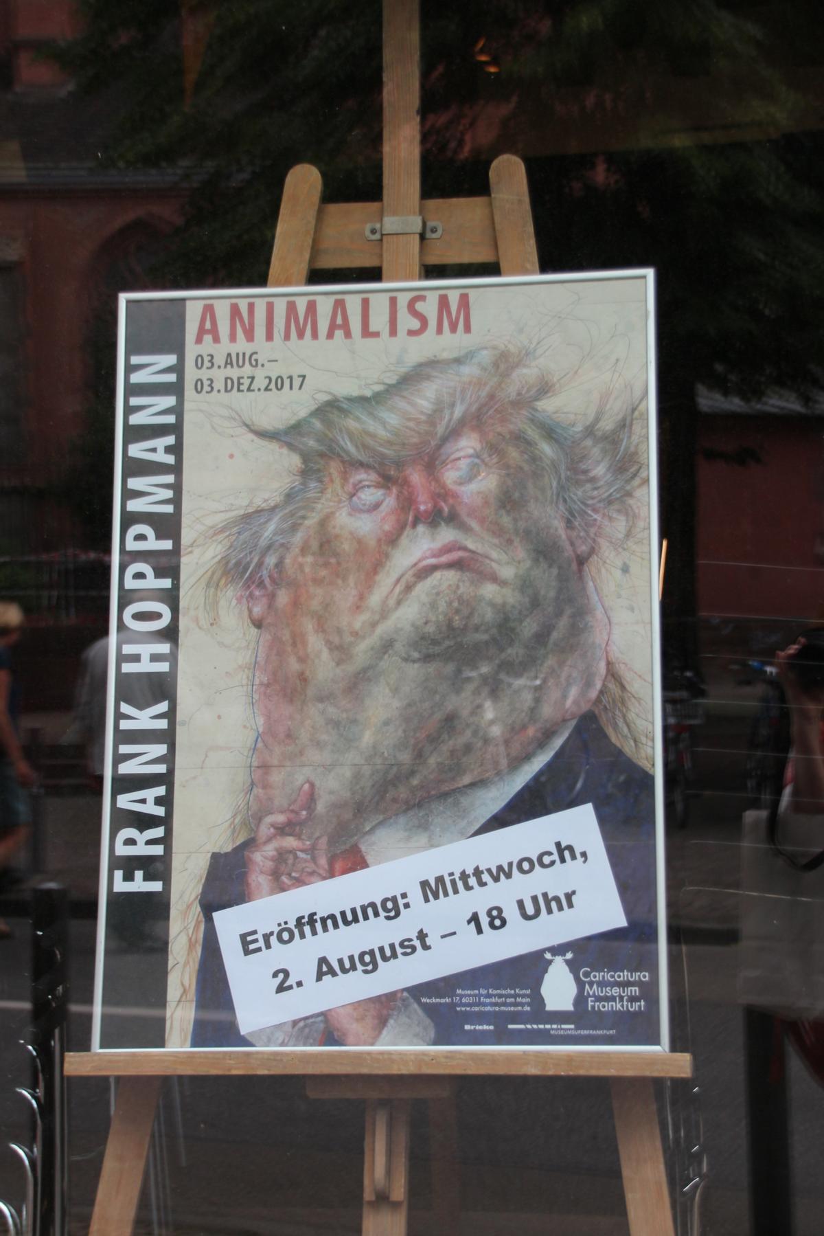   CARICATURA Frankfurt Ausstellungserffnung Frank Hoppmann - ANIMALISM< > 