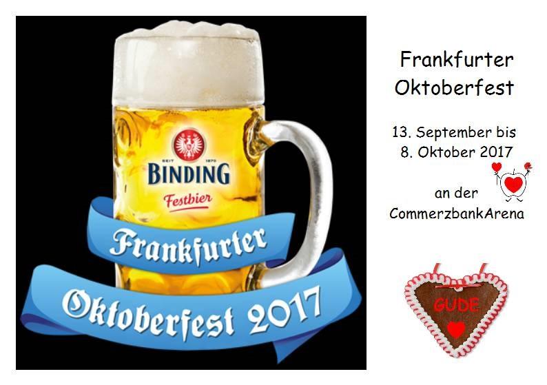 Programm und Tickets siehe:   Frankfurter Oktoberfest < >