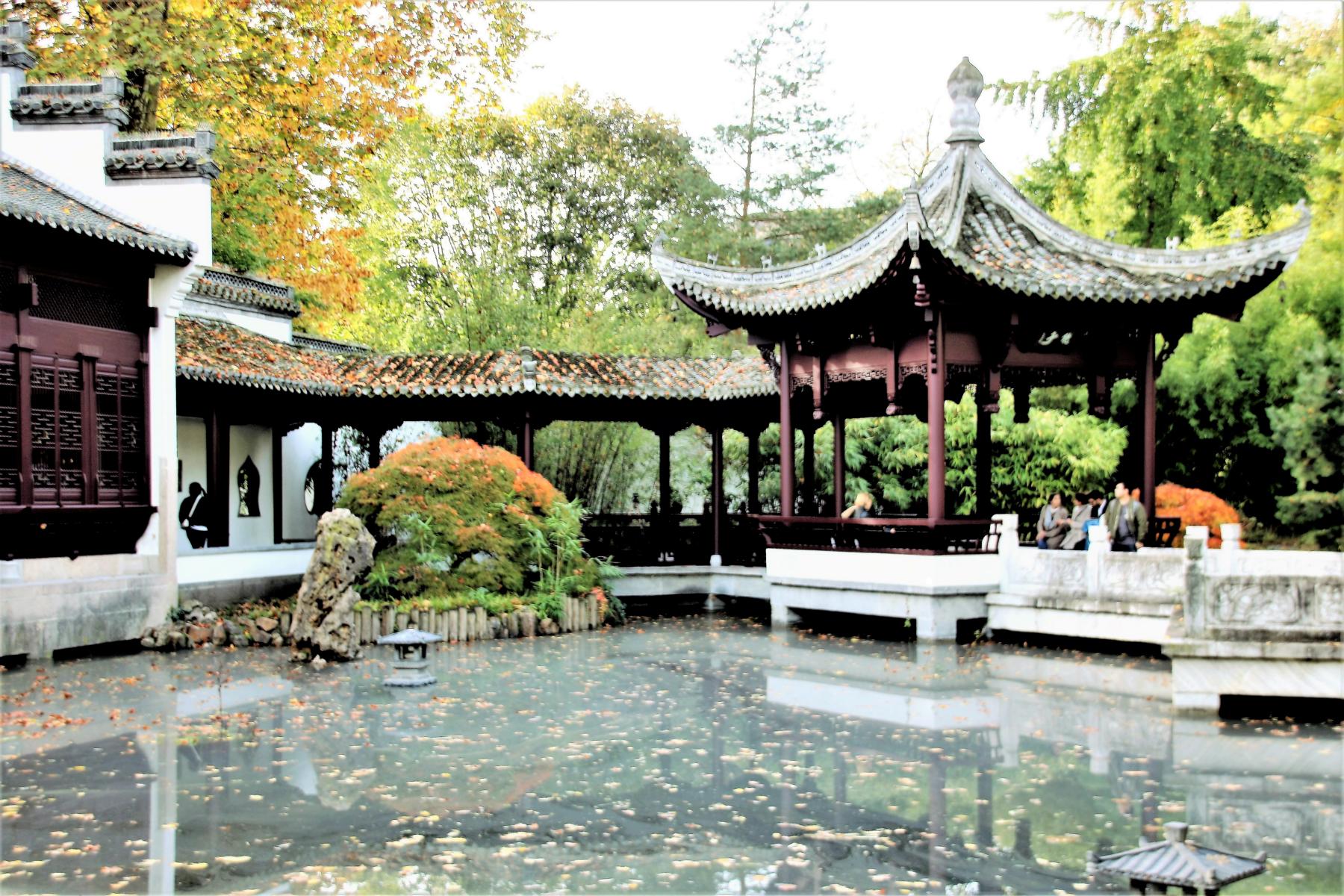 (Wieder) Erffnung des Chinesischen Gartens im Bethmann-Park. < >< >FOTOS: 2019-10-25 Erffnung Chinesischer Garten< > 