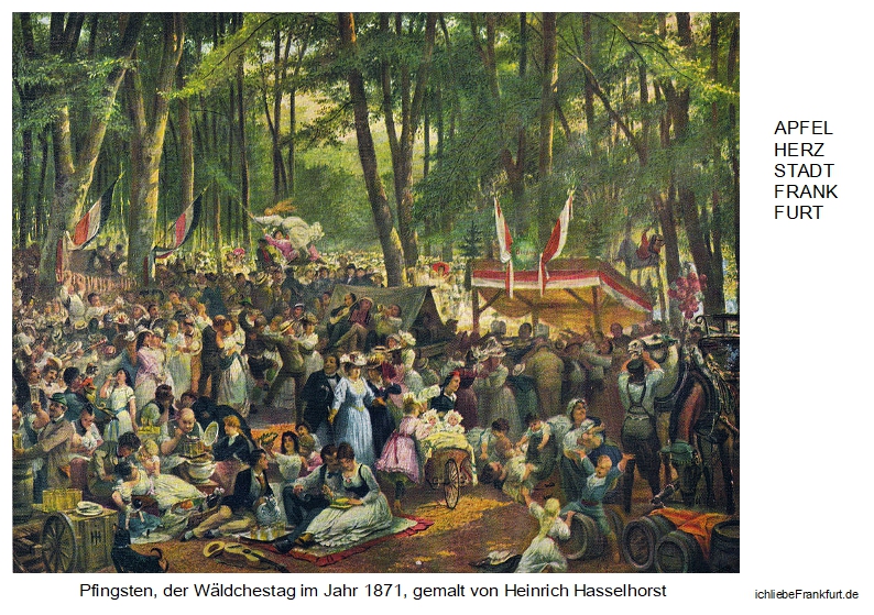 Der Frankfurter Wldchestag -  gemalt von Heinrich Hasselhorst im Jahr 1871. 