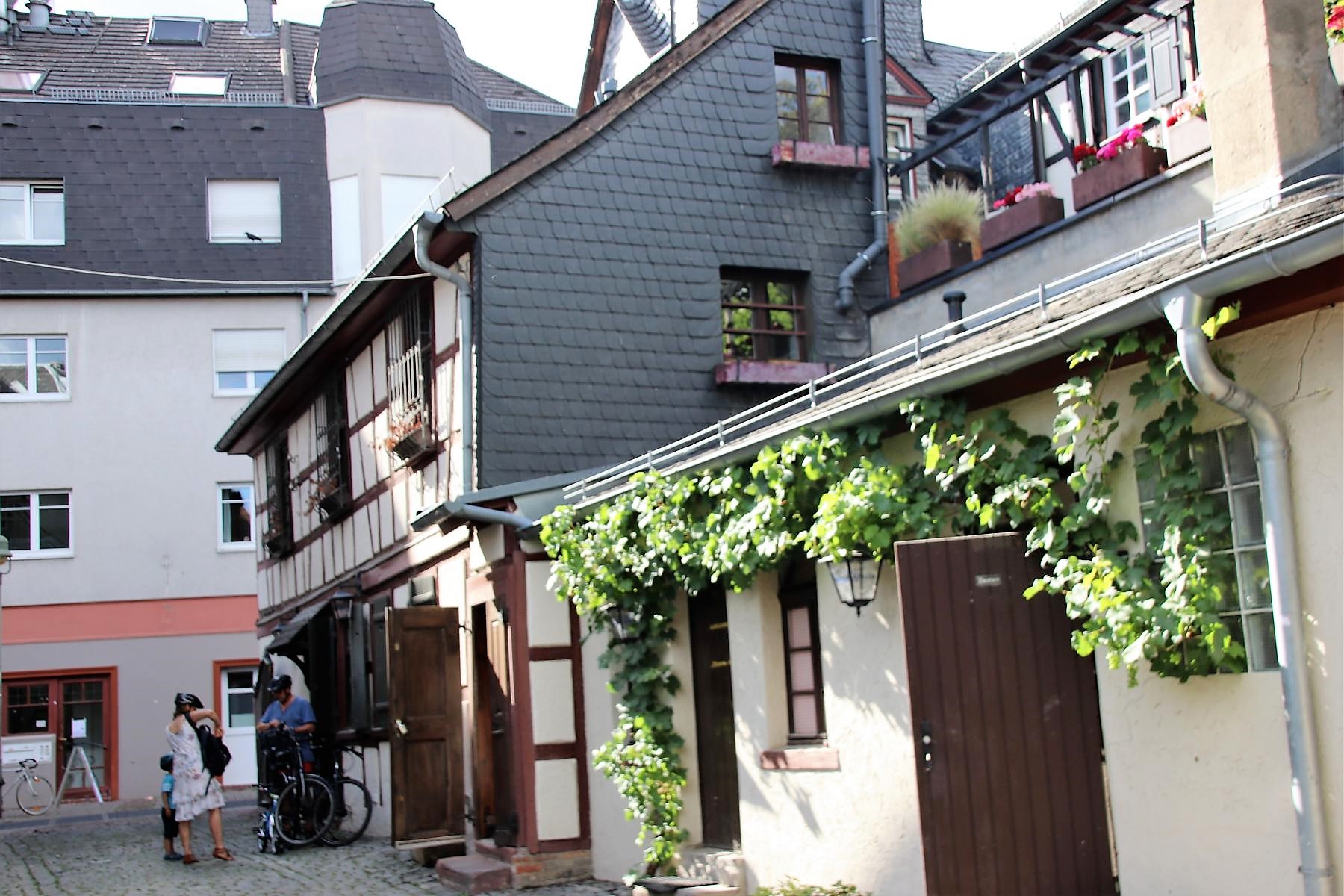 Das Gasthaus Zur Sonne, Bergerstrae 312 (gebaut 1768). < >Geffnet ab 17 Uhr - Montags und Dienstags geschlossen. < > 