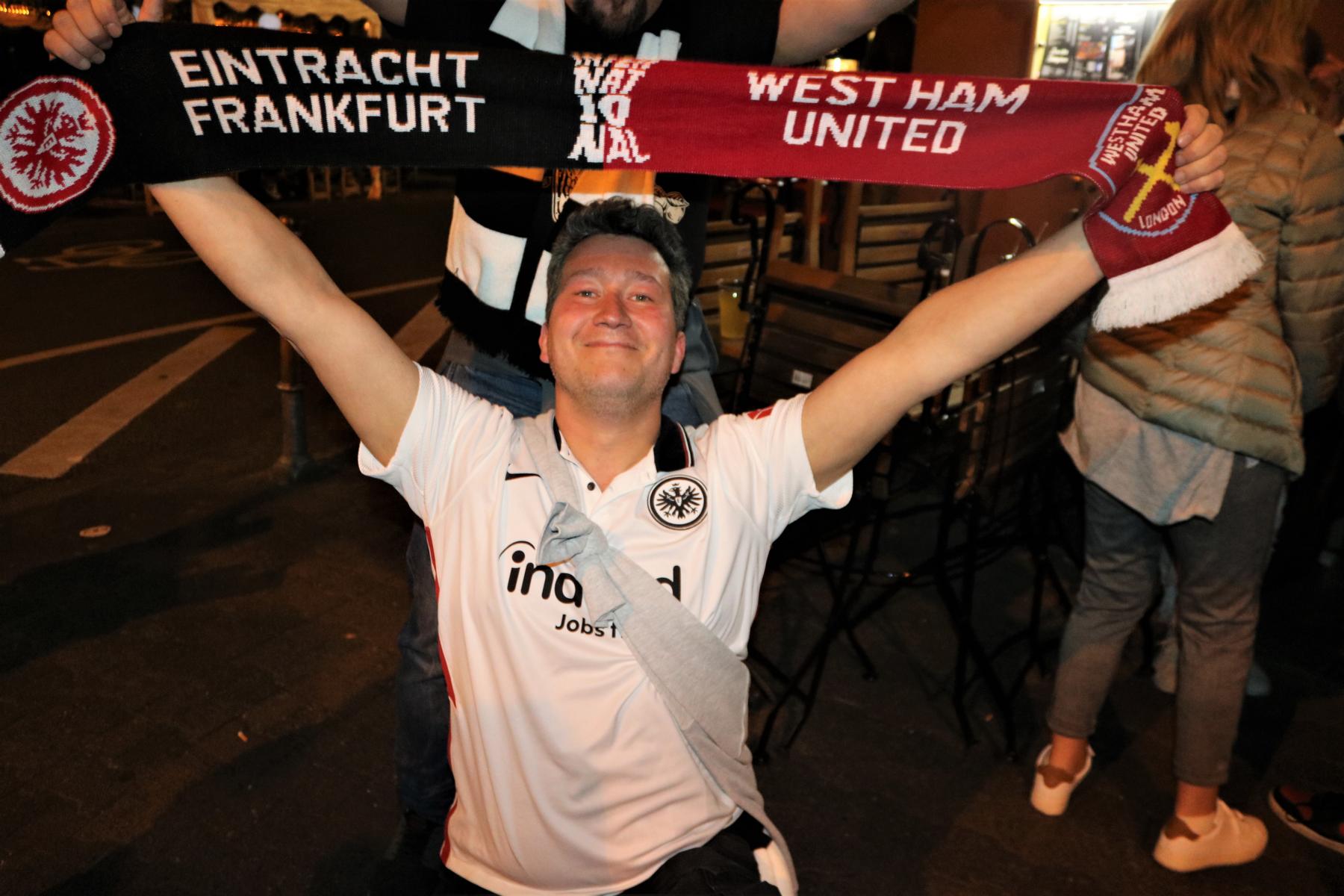  Europa League: Eintracht Frankfurt 1 : 0 West Ham < >FOTOS von der Hohen Berger siehe: Sport querbeet< > 