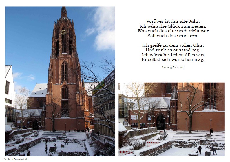 Ich wuensche Jedem Alles, was< >Er selbst sich wuenschen mag. < >