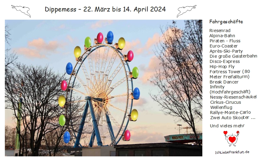 Dippemess 2024 - Programm< >< >